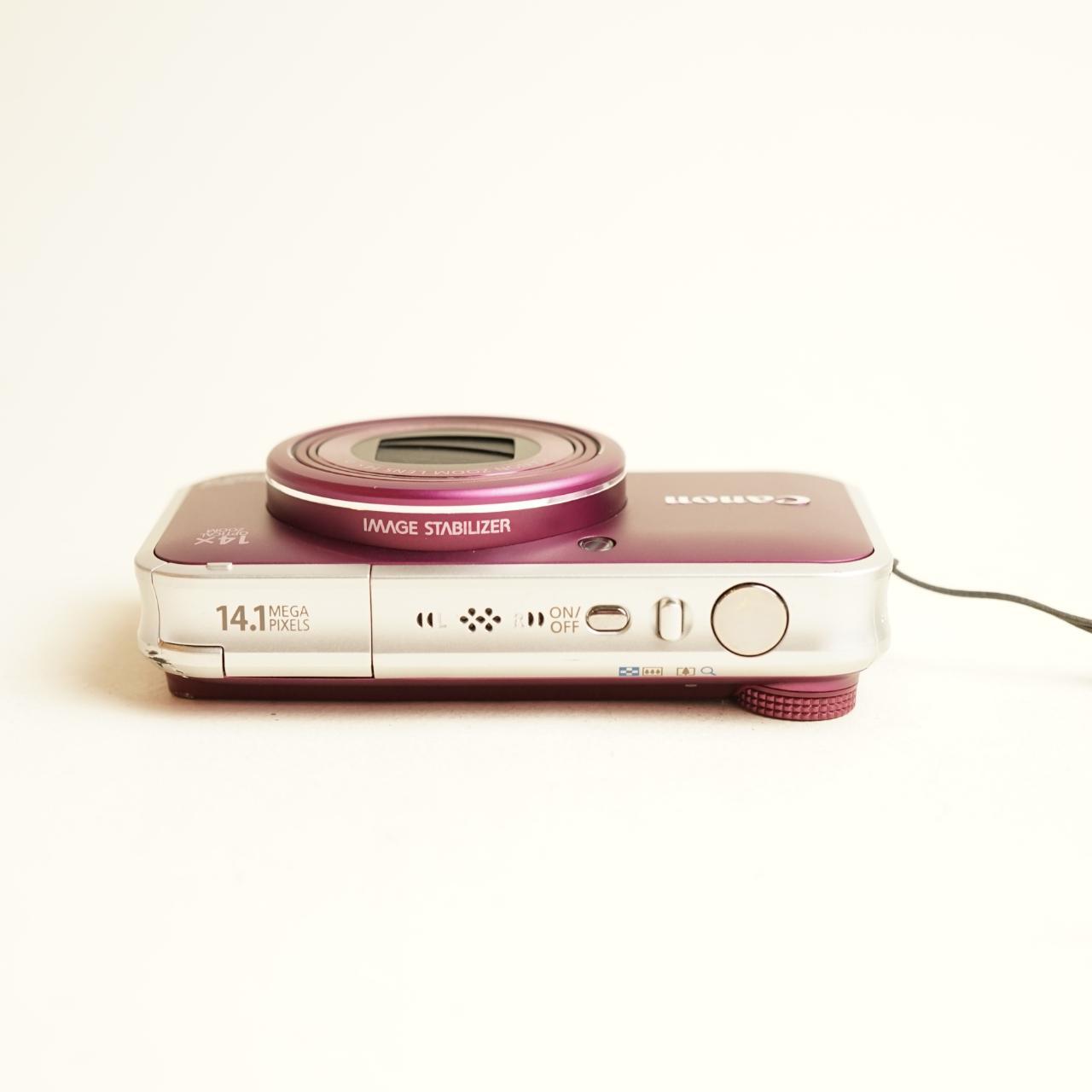 Canon PowerShot SX210 IS Digital Camera | 14.1MP | Tested & Working | Purple