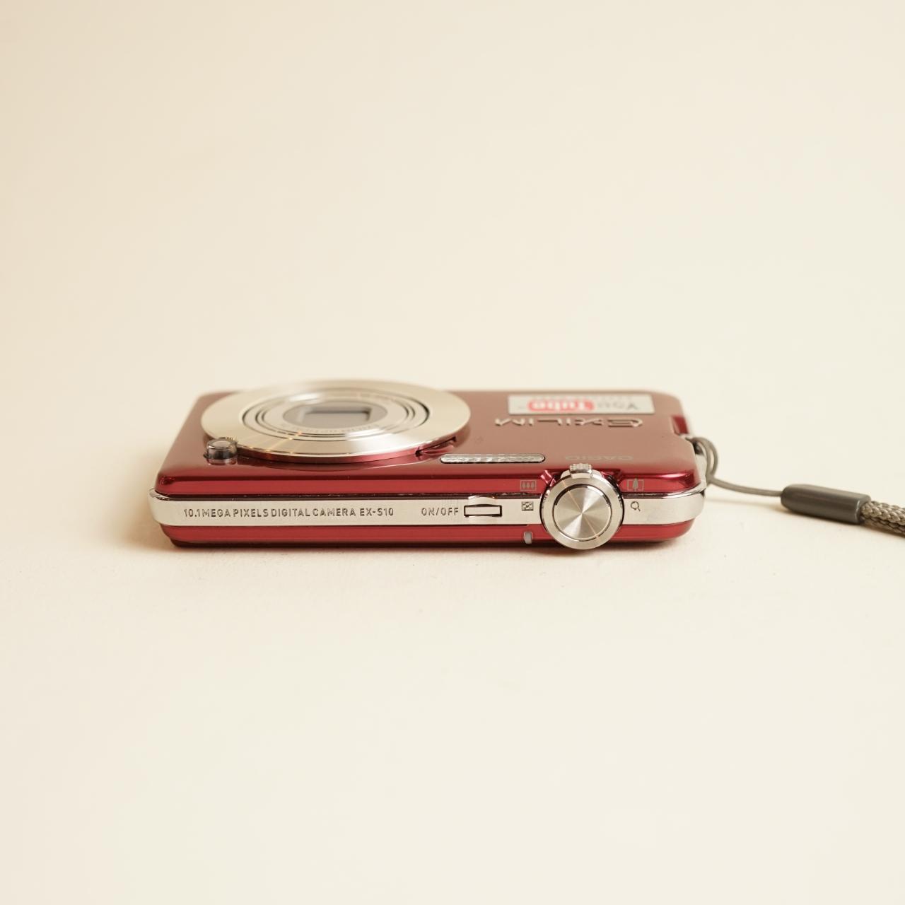 Casio Exilim EX-S10 Digital Camera | 10.1MP | Tested & Working | Red