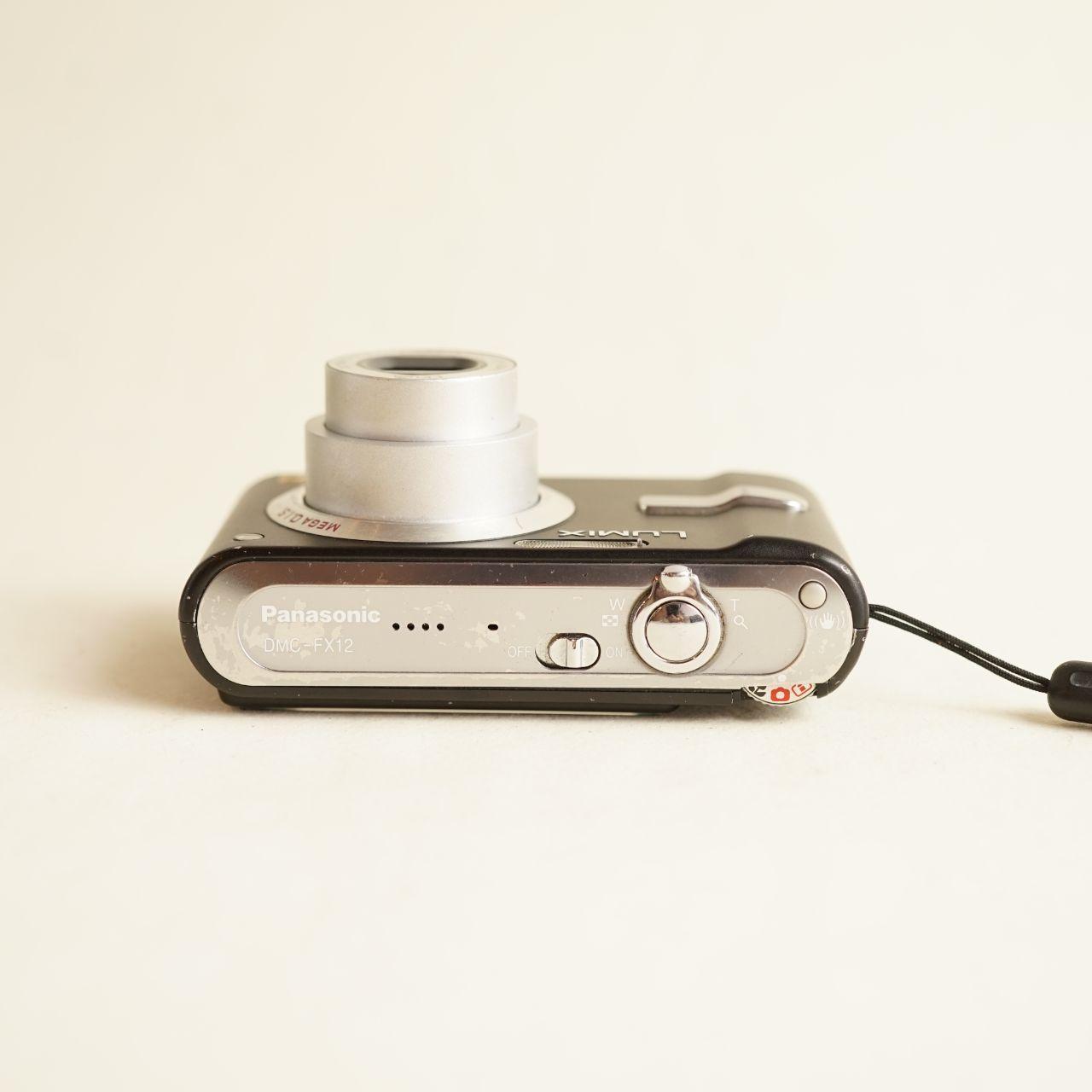 Panasonic Lumix DMC-FX12 Digital Camera | 7.2MP | Tested & Working | Silver