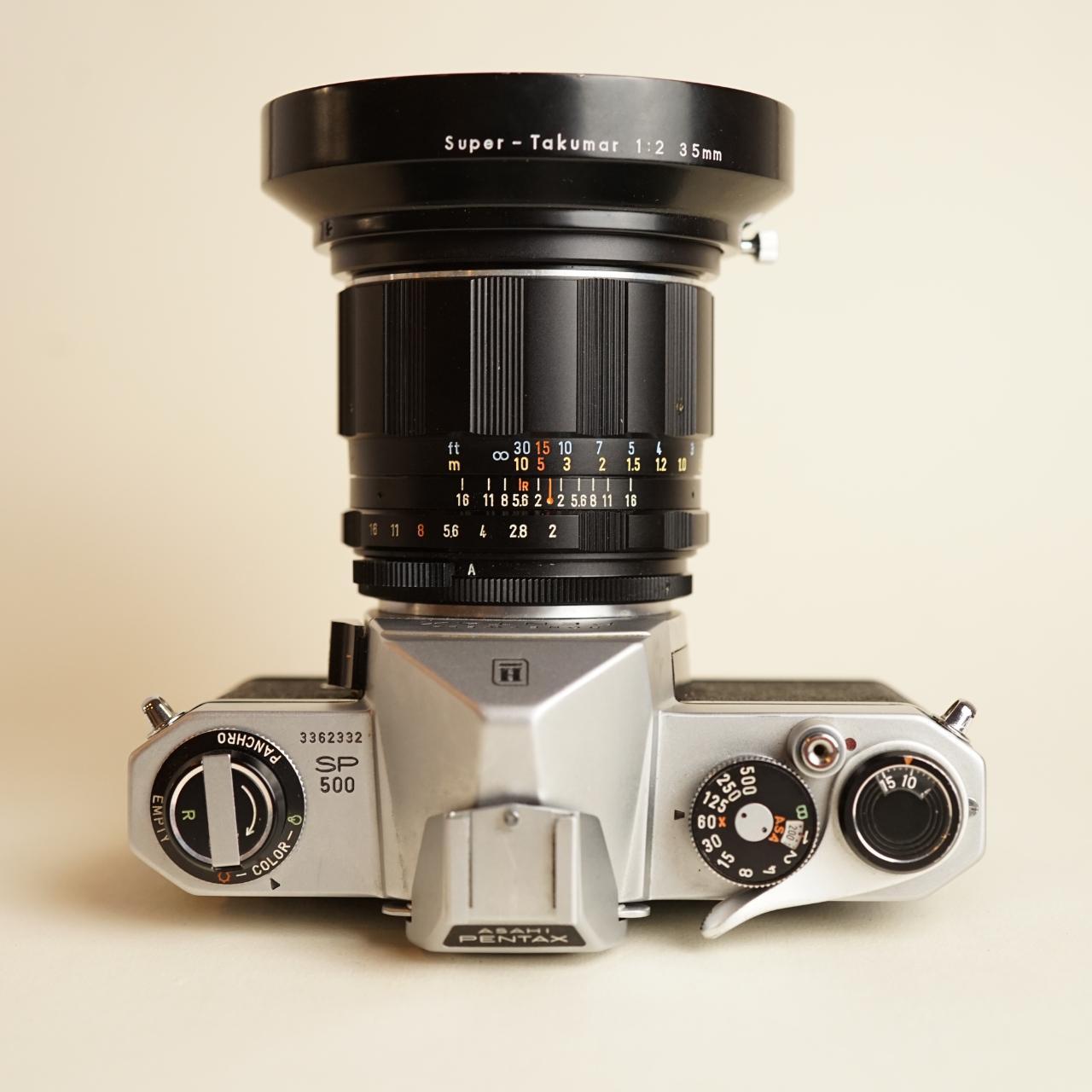 Asahi Honeywell Pentax SP 500 | Full CLA | 35mm SLR Camera | Tested & Working | Silver & Black