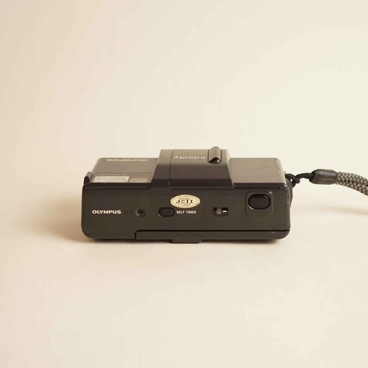 Olympus Infinity Film Camera | 35mm Point & Shoot | Tested & Working | Grey