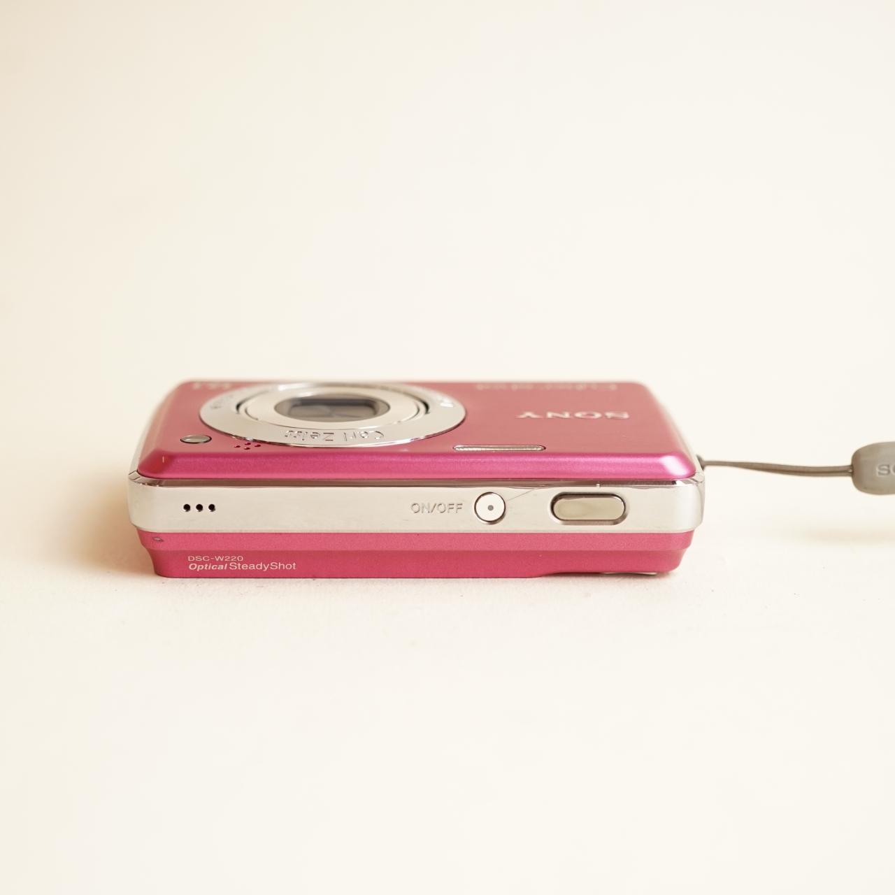 Sony Cyber-shot DSC-W220 Digital Camera | 12.1MP | Tested & Working | Pink