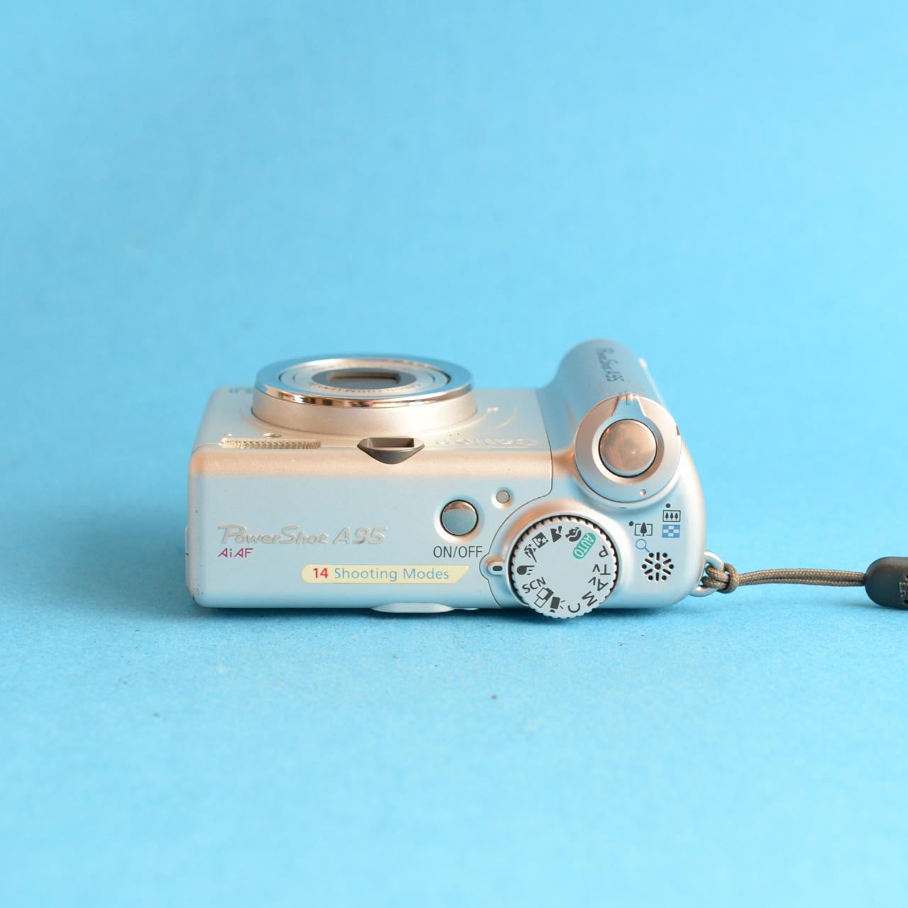 Canon PowerShot A95 w/ Selfie Screen Digital Camera | 5MP | Tested & Working | Silver