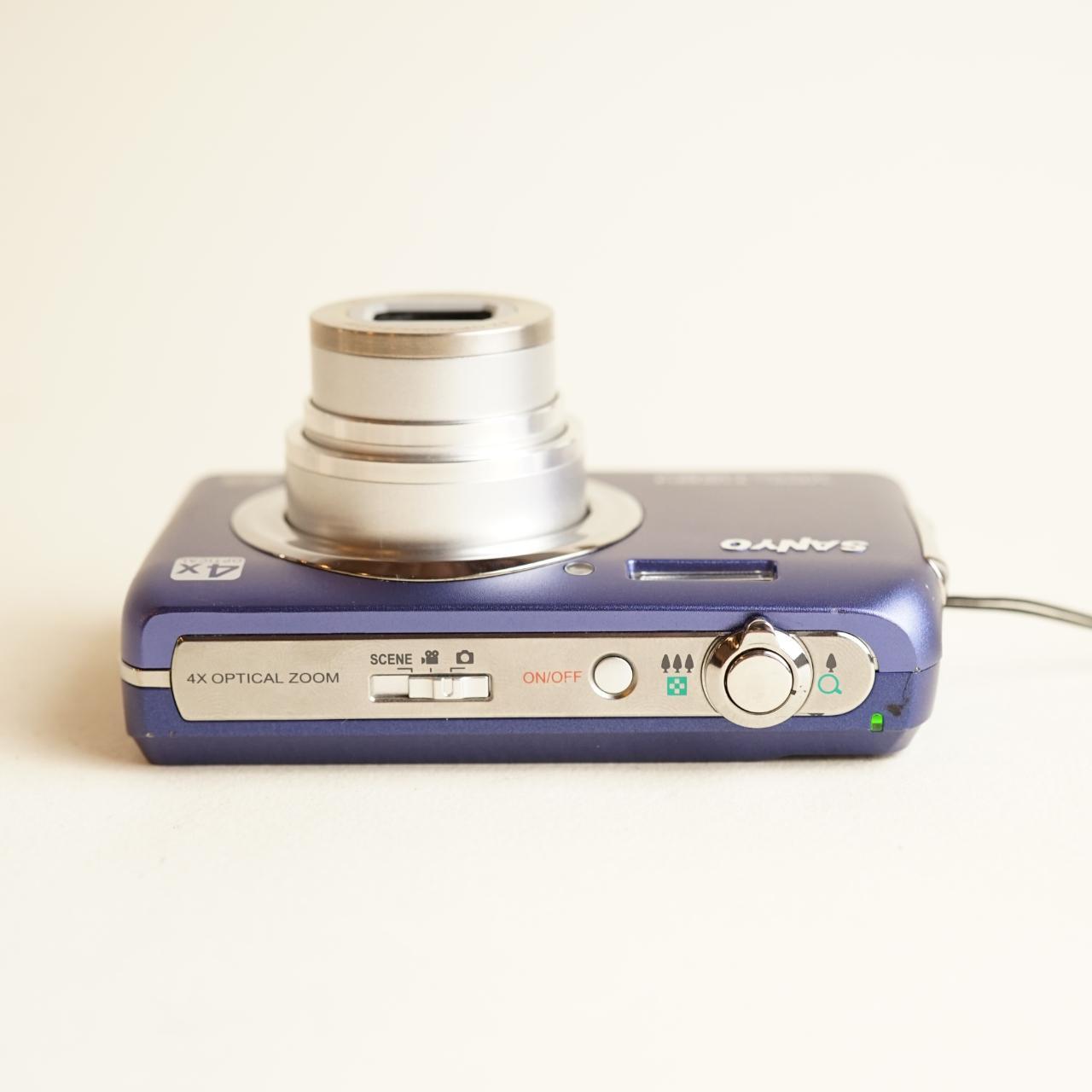 Sanyo VPC-T1284 Digital Camera | 12MP | Tested & Working | Blue
