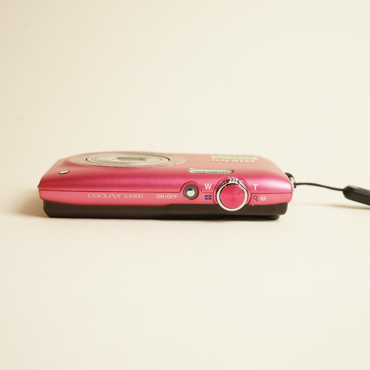Nikon Coolpix S3300 Digital Camera | 16MP | Tested & Working | Pink