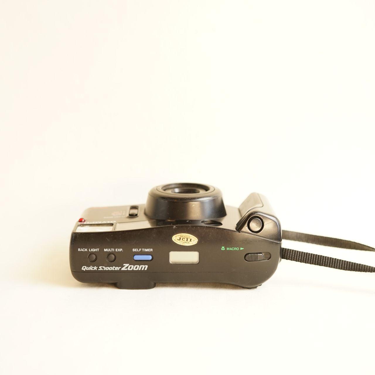 Olympus Quick Shooter Zoom Film Camera | 35mm Point & Shoot | Tested & Working | Black