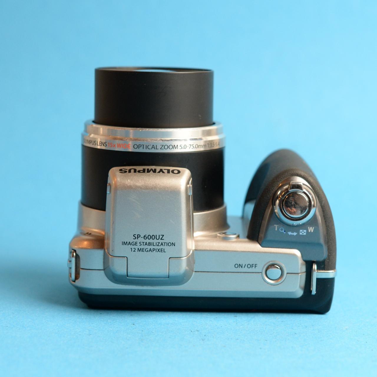 Olympus SP-600UZ Digital Camera | 12MP | Tested & Working | Silver