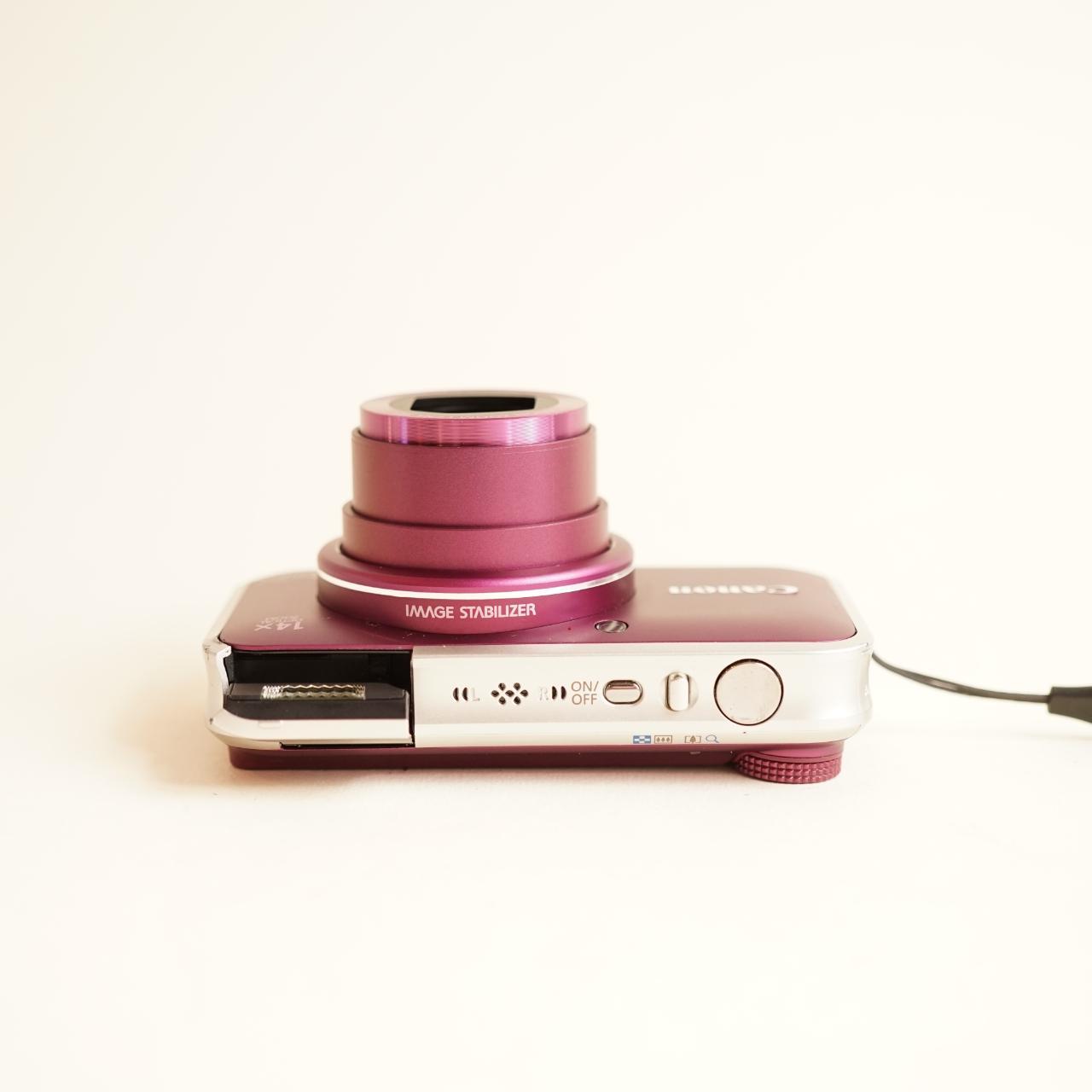 Canon PowerShot SX210 IS Digital Camera | 14.1MP | Tested & Working | Purple