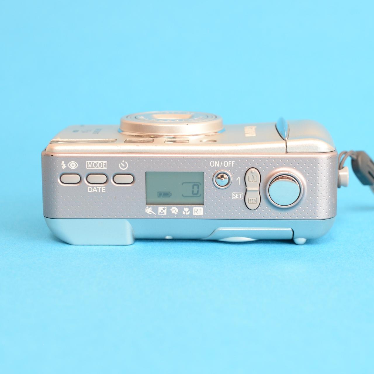 Canon Sure Shot 115u Film Camera | 35mm Point & Shoot | Tested & Working | Silver