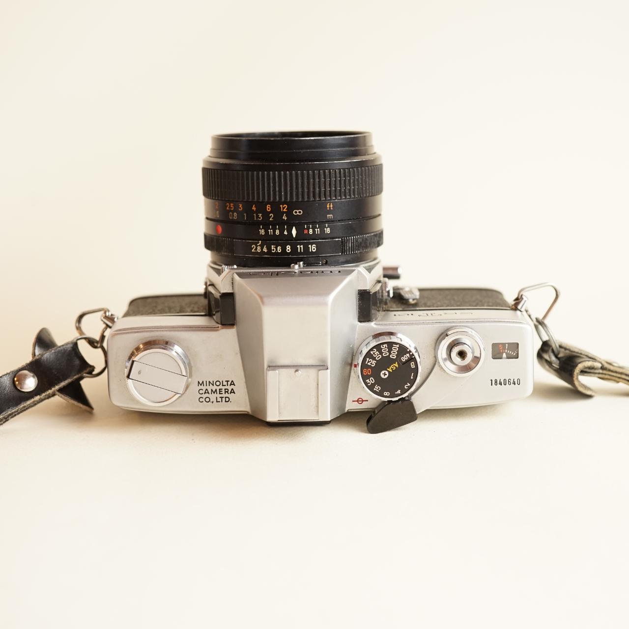 Minolta SRT 101 35mm SLR Film Camera | Tested & Working | Silver & Black