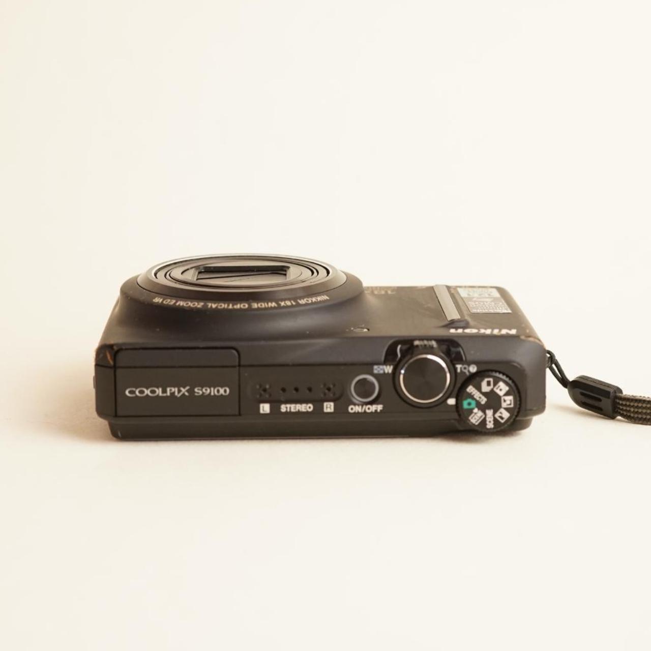 Nikon Coolpix S9100 Digital Camera | 12.1MP | Tested & Working | Black
