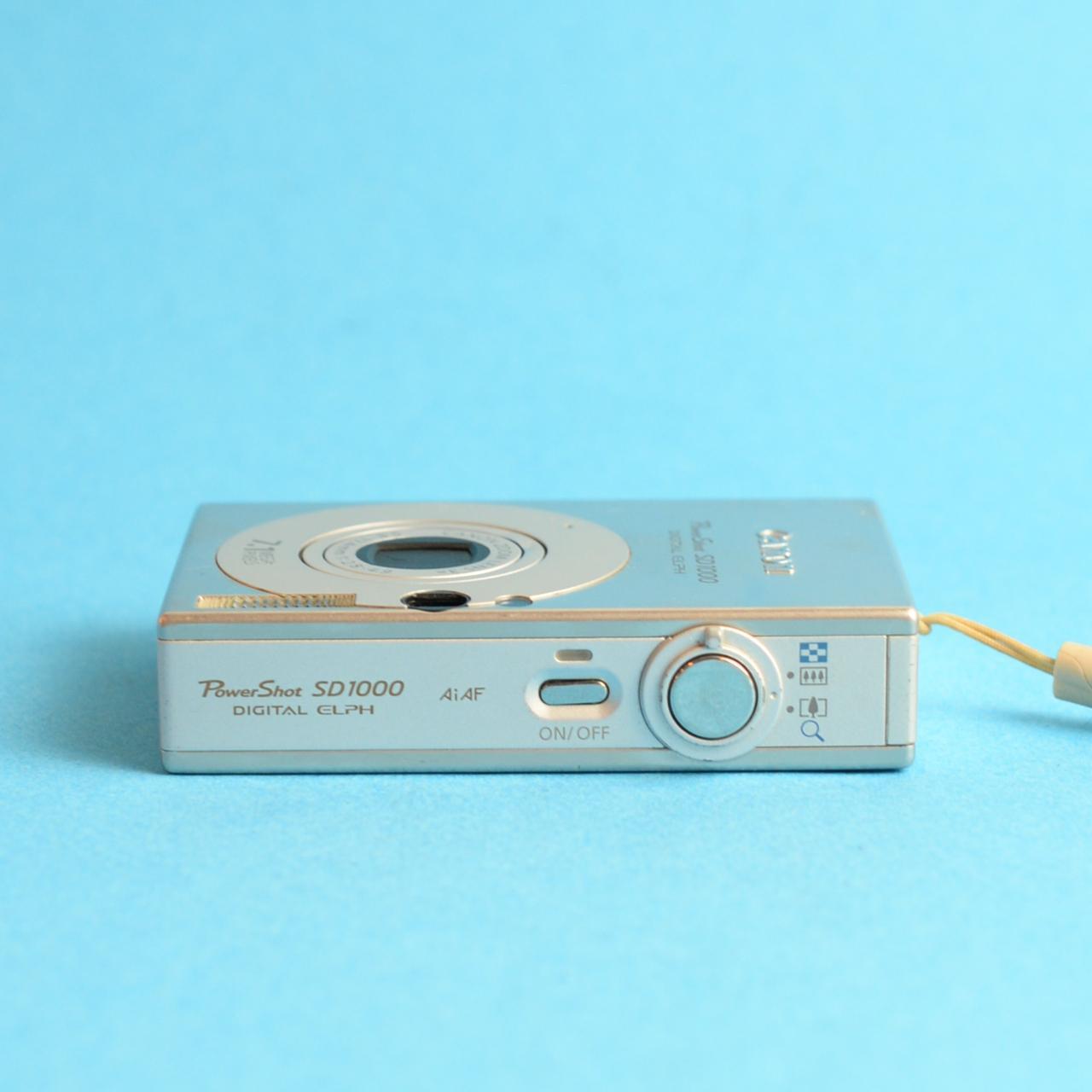 Canon PowerShot SD1000 Digital Camera | 7.1MP | Tested & Working | Silver