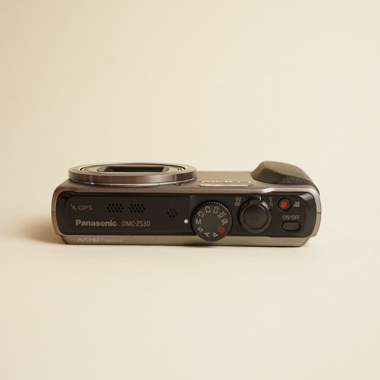 Panasonic Lumix DMC-ZS30 Digital Camera | 18.1MP | Tested & Working | Black