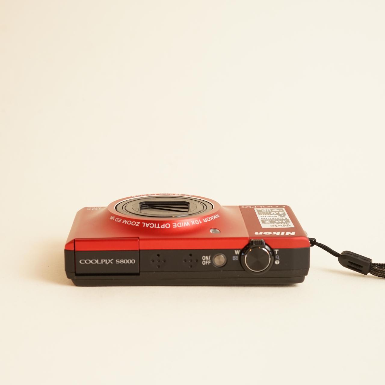 Nikon Coolpix S8000 Digital Camera | 14.2MP | Tested & Working | Red