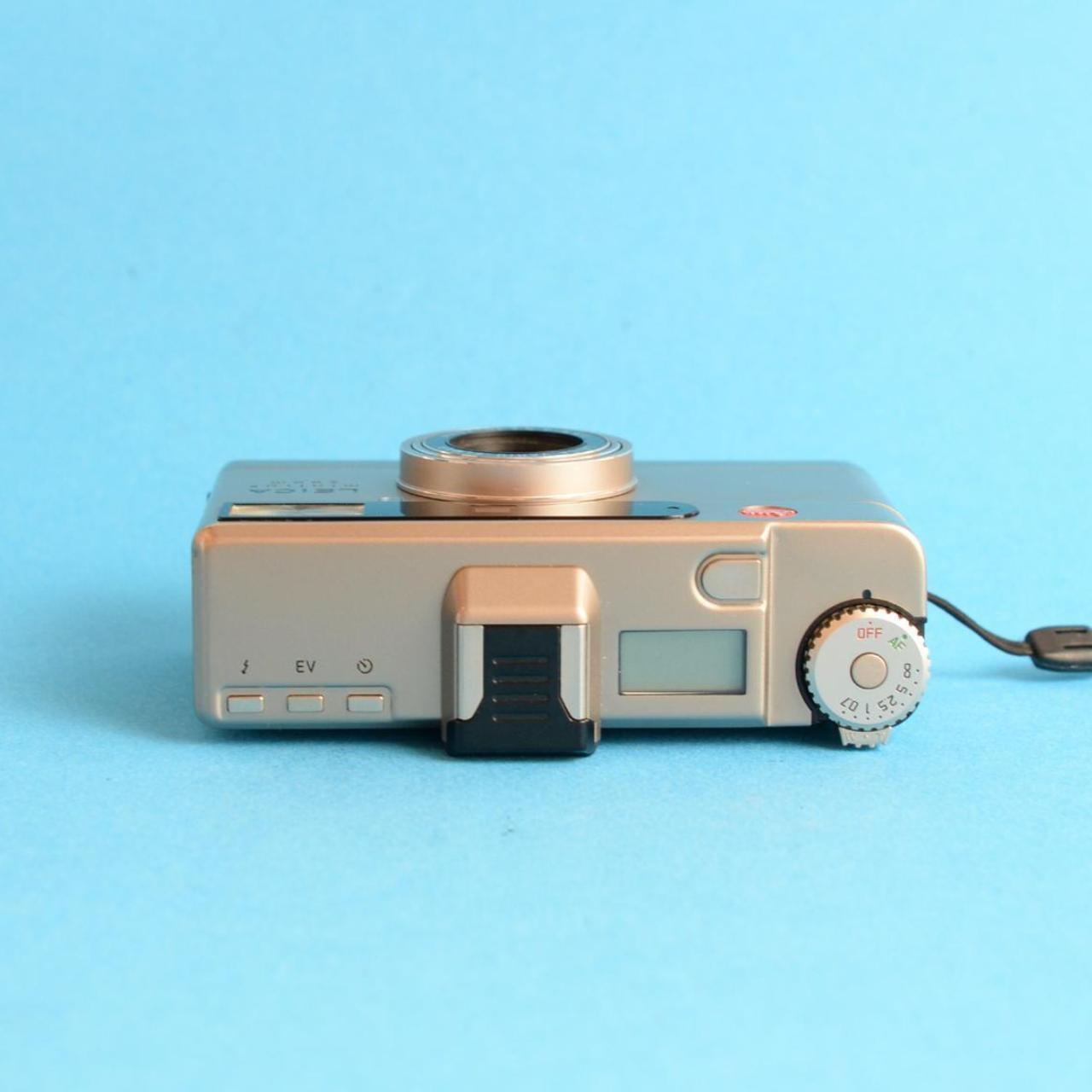 Leica Minilux Zoom Film Camera | 35mm Point & Shoot | Tested & Working | Silver