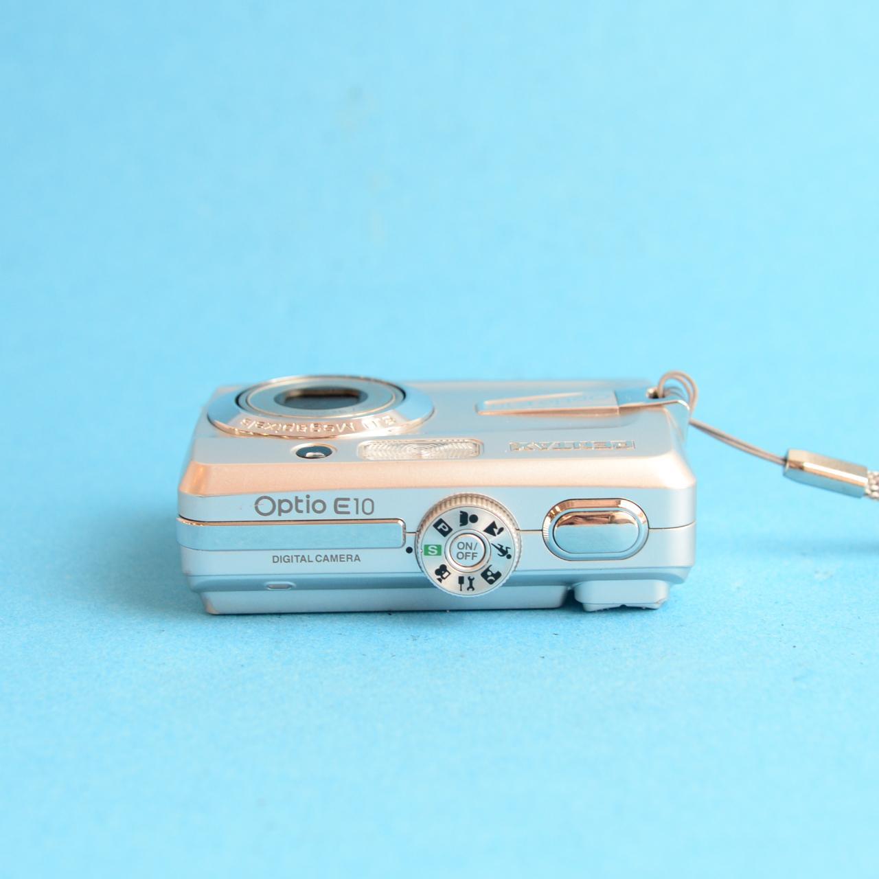 Pentax Optio E10 Digital Camera | 6MP | Tested & Working | Silver