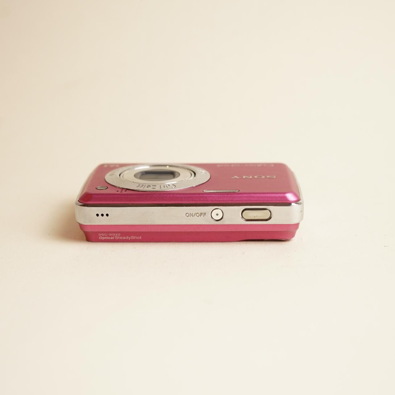 Sony Cyber-shot DSC-W220 Digital Camera | 12.1MP | Tested & Working | Pink
