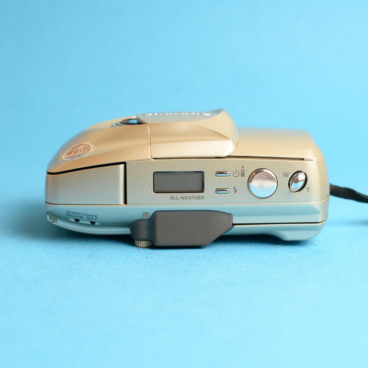 Olympus Stylus Epic Zoom 170 Film Camera | 35mm Point & Shoot | Tested & Working | Gold