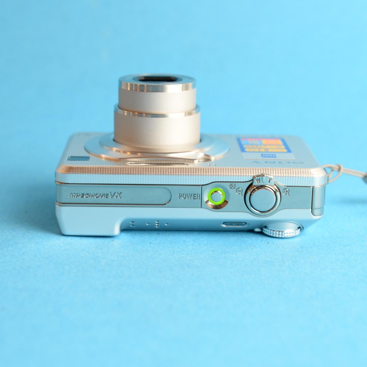 Sony Cyber-shot DSC-W100 Digital Camera | 8MP | Tested & Working | Silver