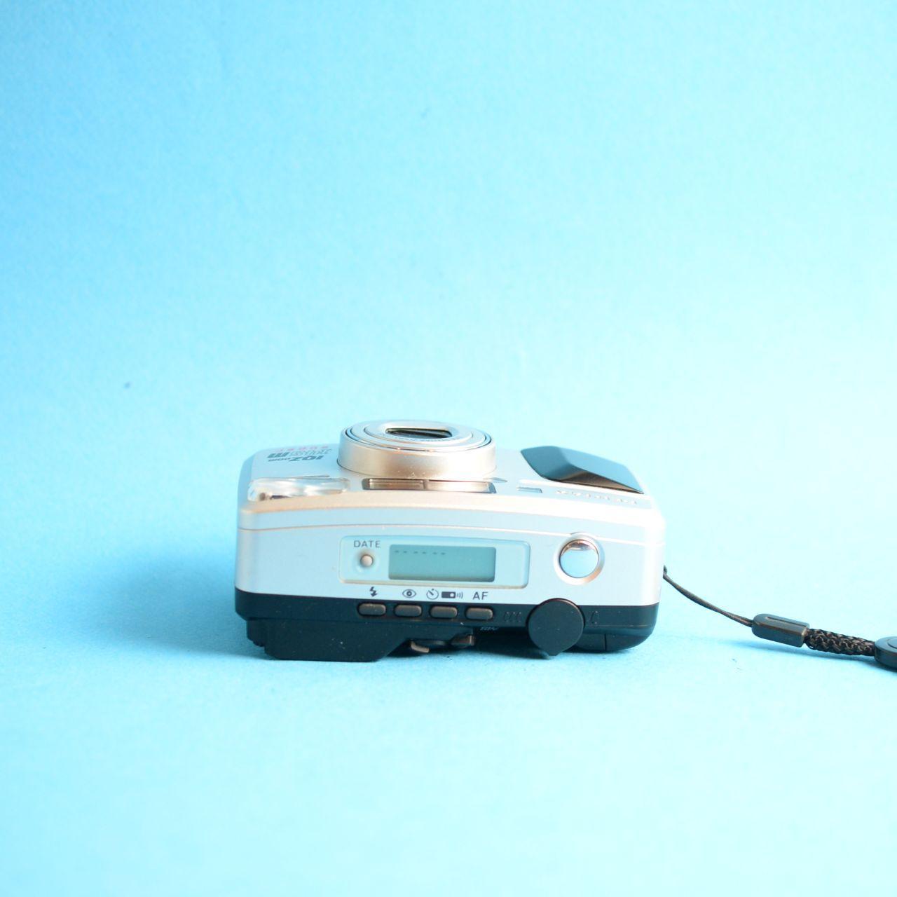 Pentax IQZoom 145m Super Film Camera | 35mm Point & Shoot | Tested & Working | Silver