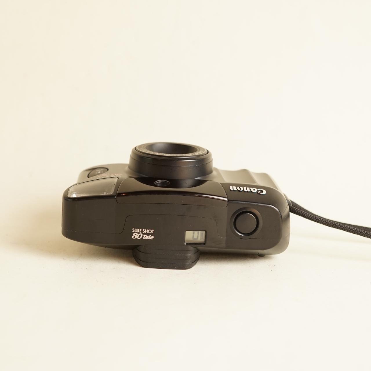 Canon SureShot 80 Tele Film Camera | 35mm Point & Shoot | Read Description | Black