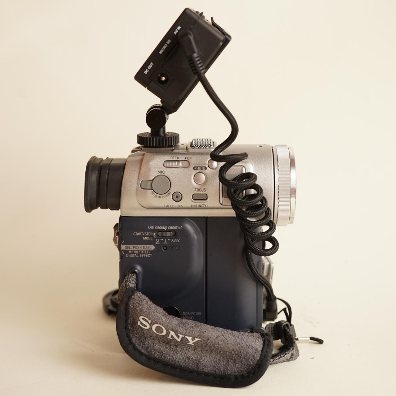 Sony Handycam DCR-PC100 MiniDV Camcorder with Tapeless Setup | Camcorder | Tested & Working | Silver