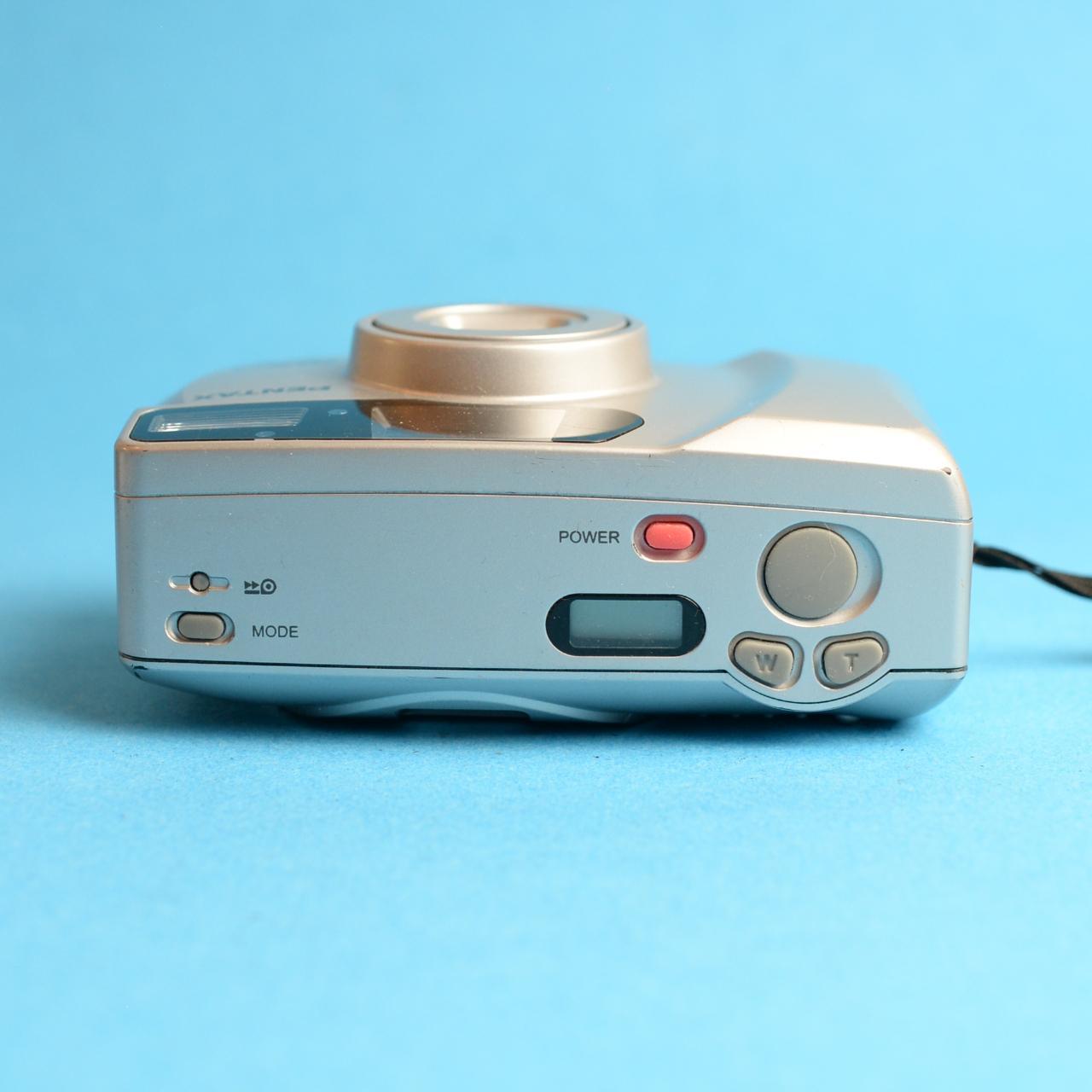 Pentax IQZoom 60S Film Camera | 35mm Point & Shoot | Tested & Working | Silver