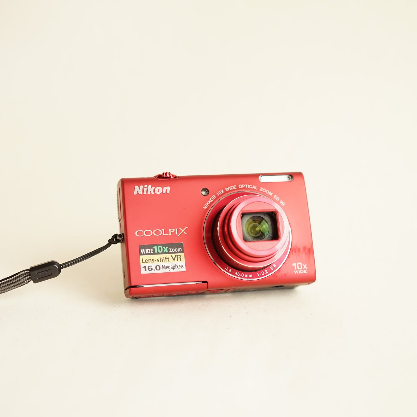 Nikon Coolpix S6200 Digital Camera | 16MP | Tested & Working | Red