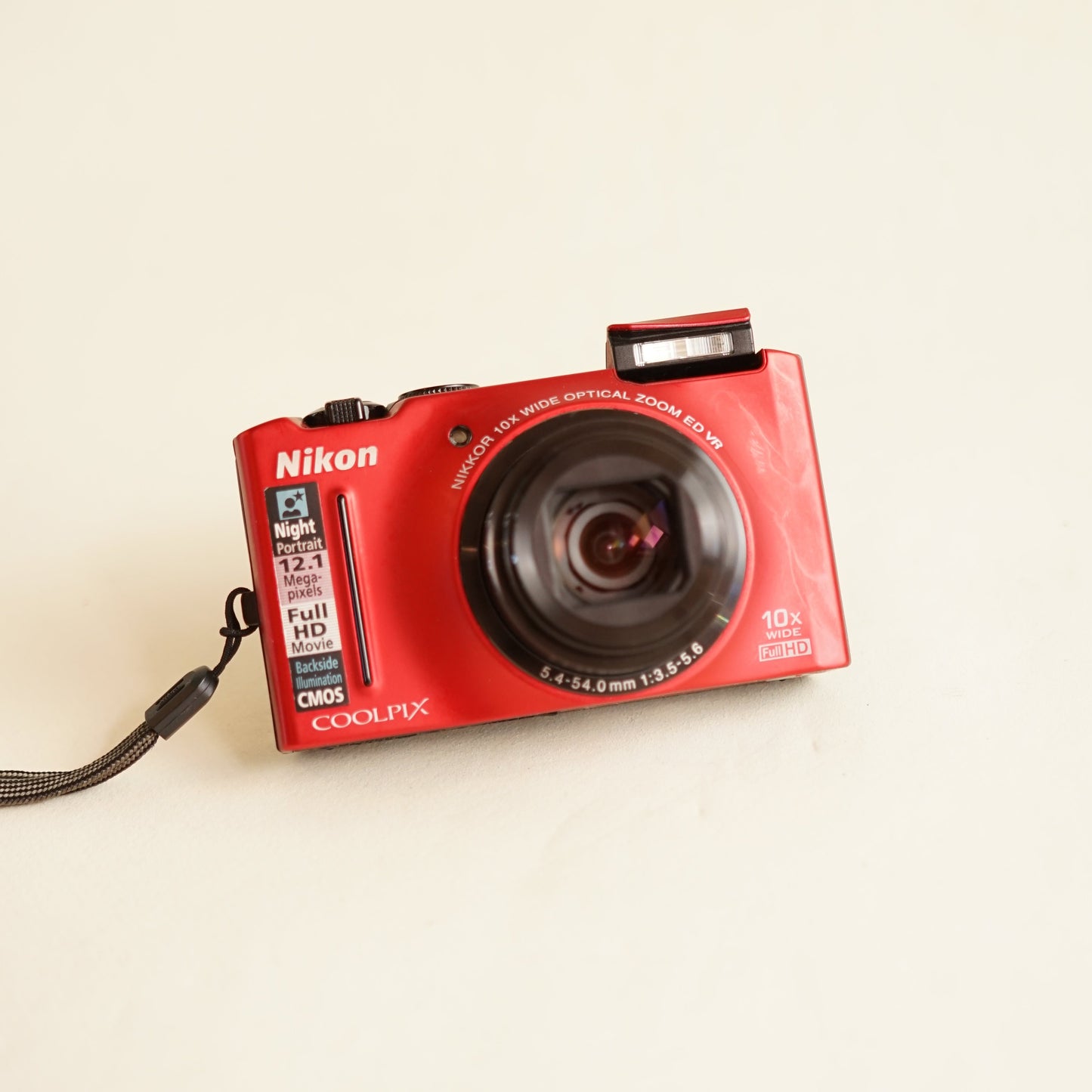 Nikon Coolpix S8100 Digital Camera | 12.1MP | Read Description | Red
