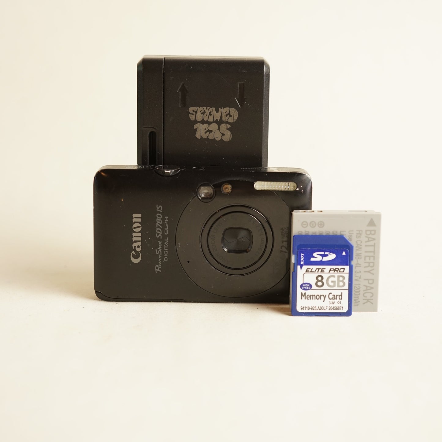 Canon PowerShot SD780 IS Digital Camera | 12.1MP | Tested & Working | Black