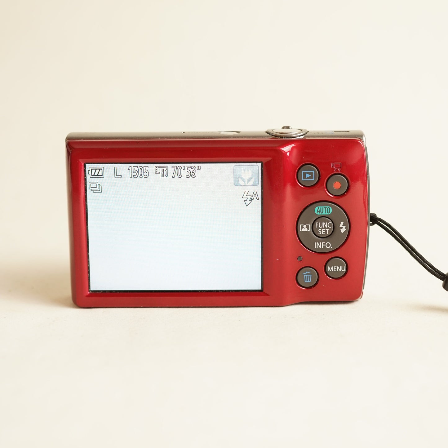 Canon PowerShot ELPH 180 Digital Camera | 20MP | Tested & Working | Silver