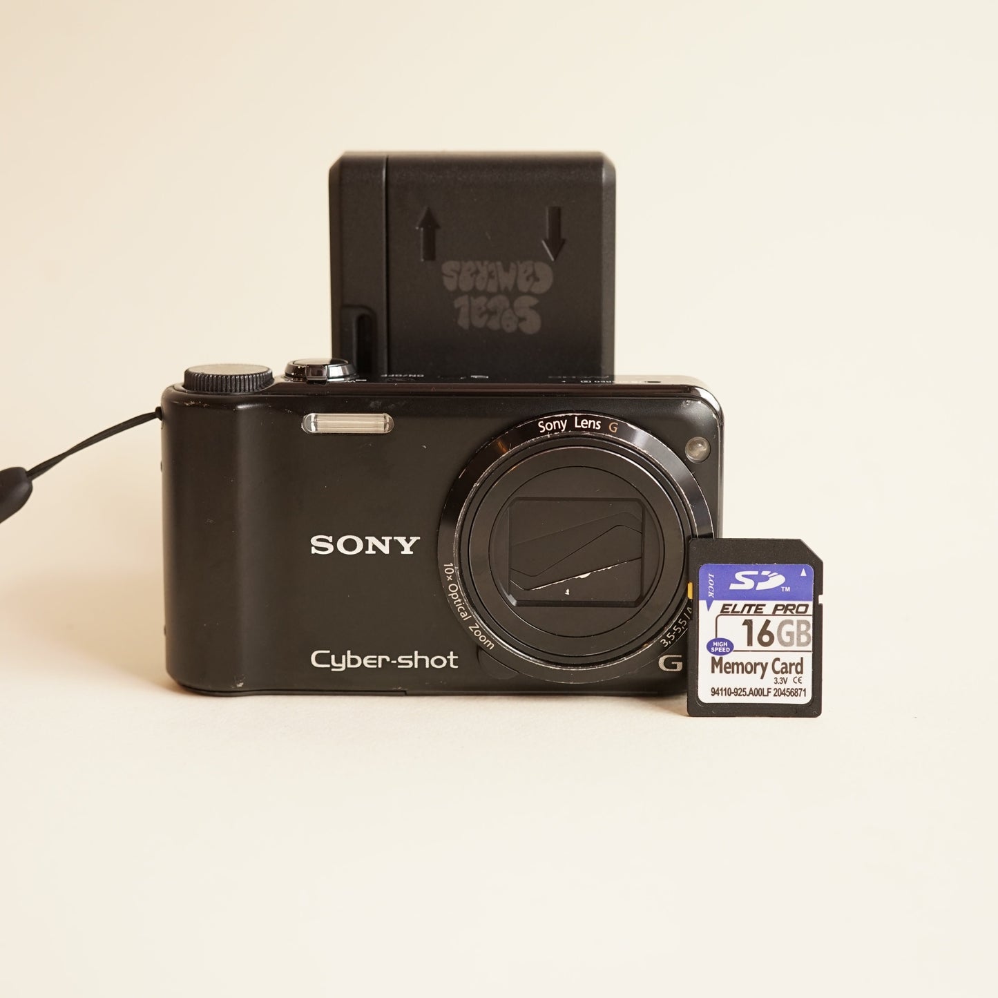 Sony Cyber-shot DSC-HX5 Digital Camera | 10.2MP | Tested & Working | Black