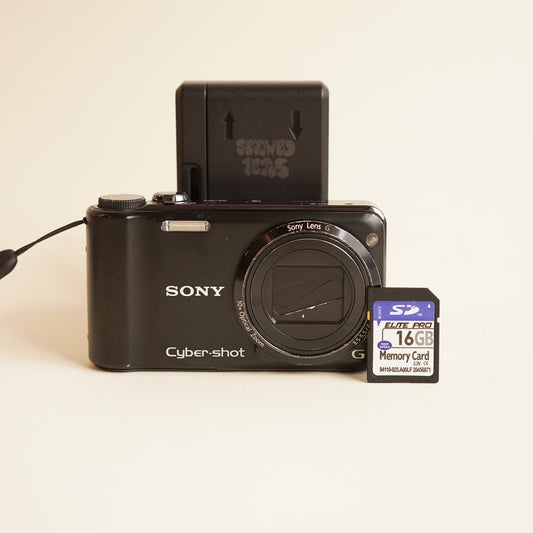 Sony Cyber-shot DSC-HX5 Digital Camera | 10.2MP | Tested & Working | Black