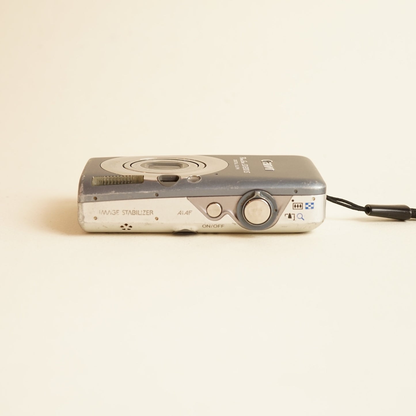 Canon PowerShot SD1200 IS Digital Camera | 10MP | Tested & Working | Grey