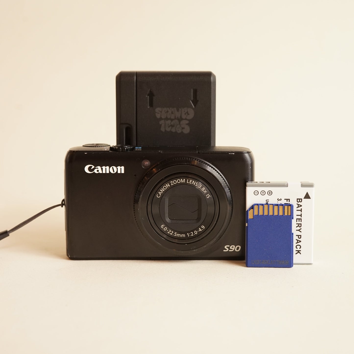 Canon PowerShot S90 Digital Camera | 10MP | Tested & Working | Black
