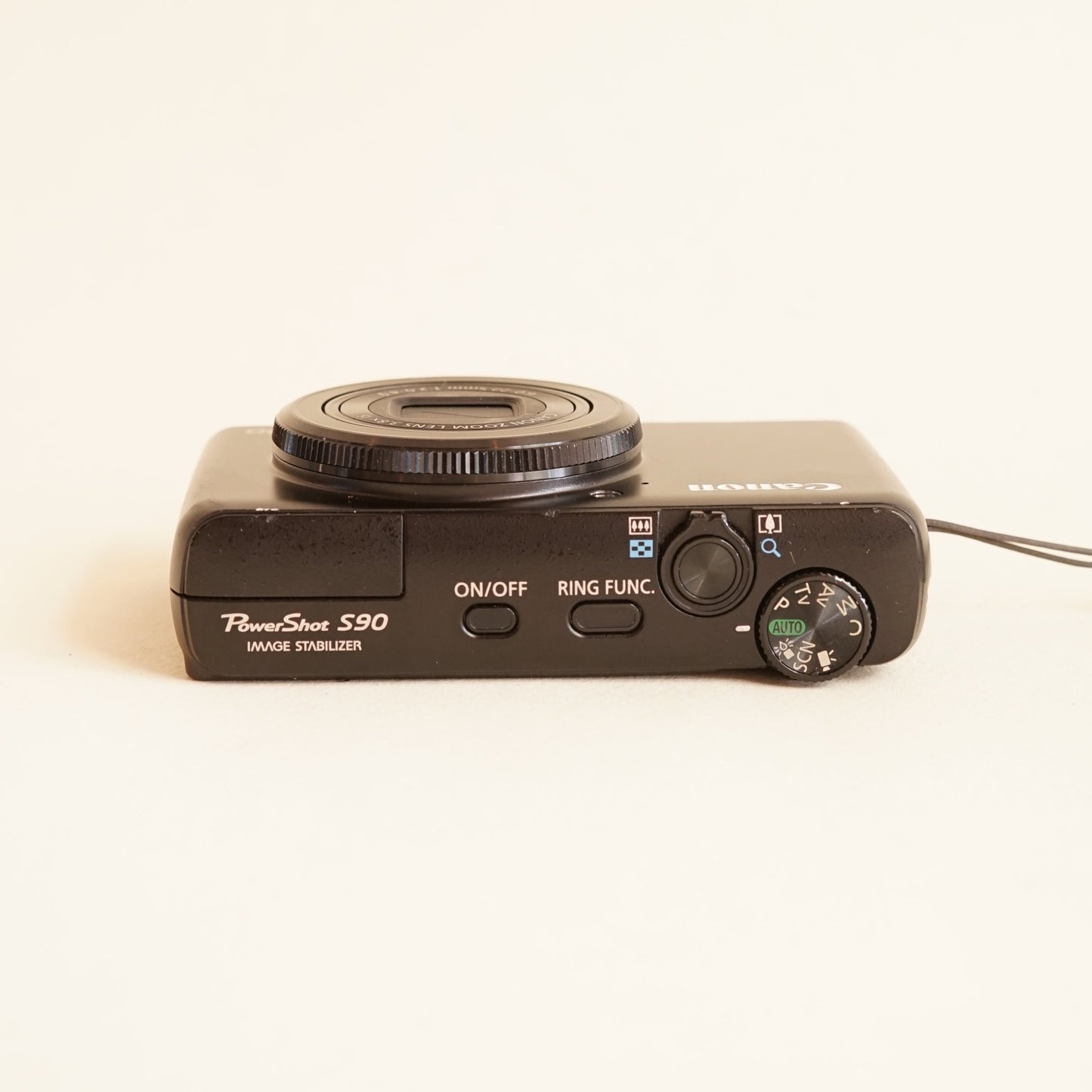 Canon PowerShot S90 Digital Camera | 10MP | Tested & Working | Black