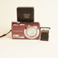 Nikon Coolpix S220 Digital Camera | 10MP | Tested & Working | Maroon
