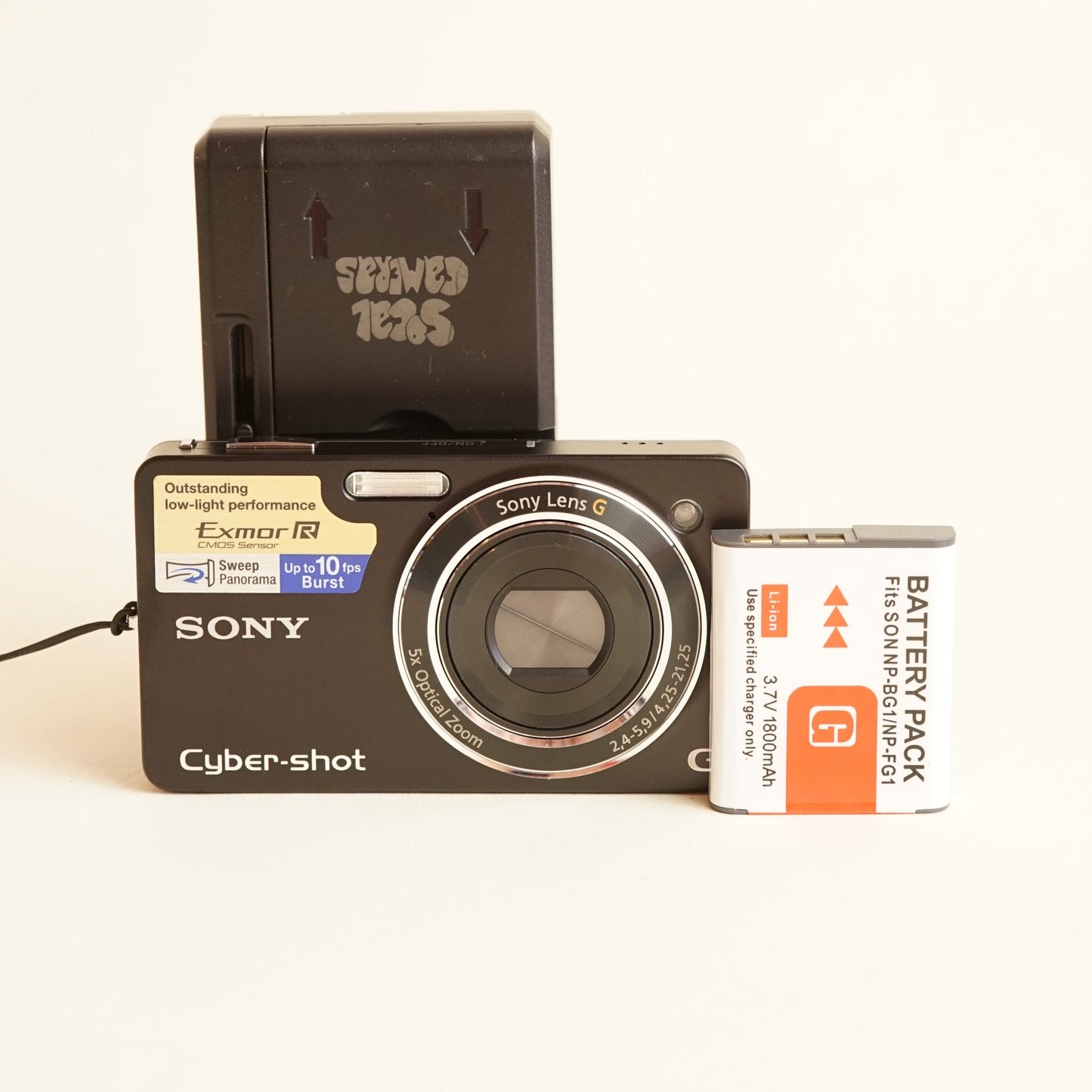 Sony Cyber-shot DSC-WX1 Digital Camera | 10.2MP | Tested & Working | Black