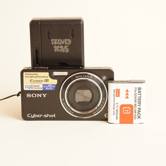 Sony Cyber-shot DSC-WX1 Digital Camera | 10.2MP | Tested & Working | Black