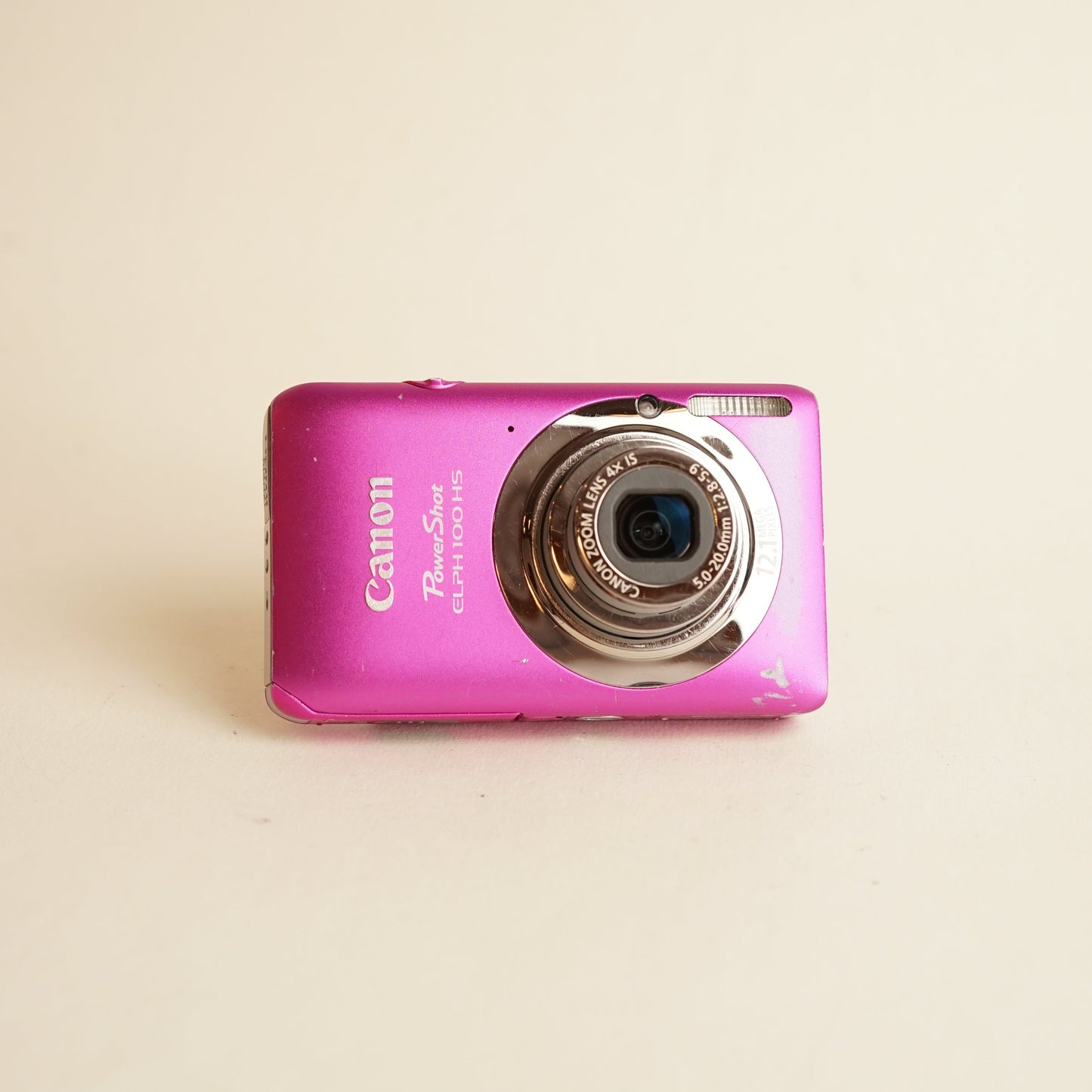 Canon PowerShot ELPH 100 HS Digital Camera | 12.1MP | Tested & Working | Pink