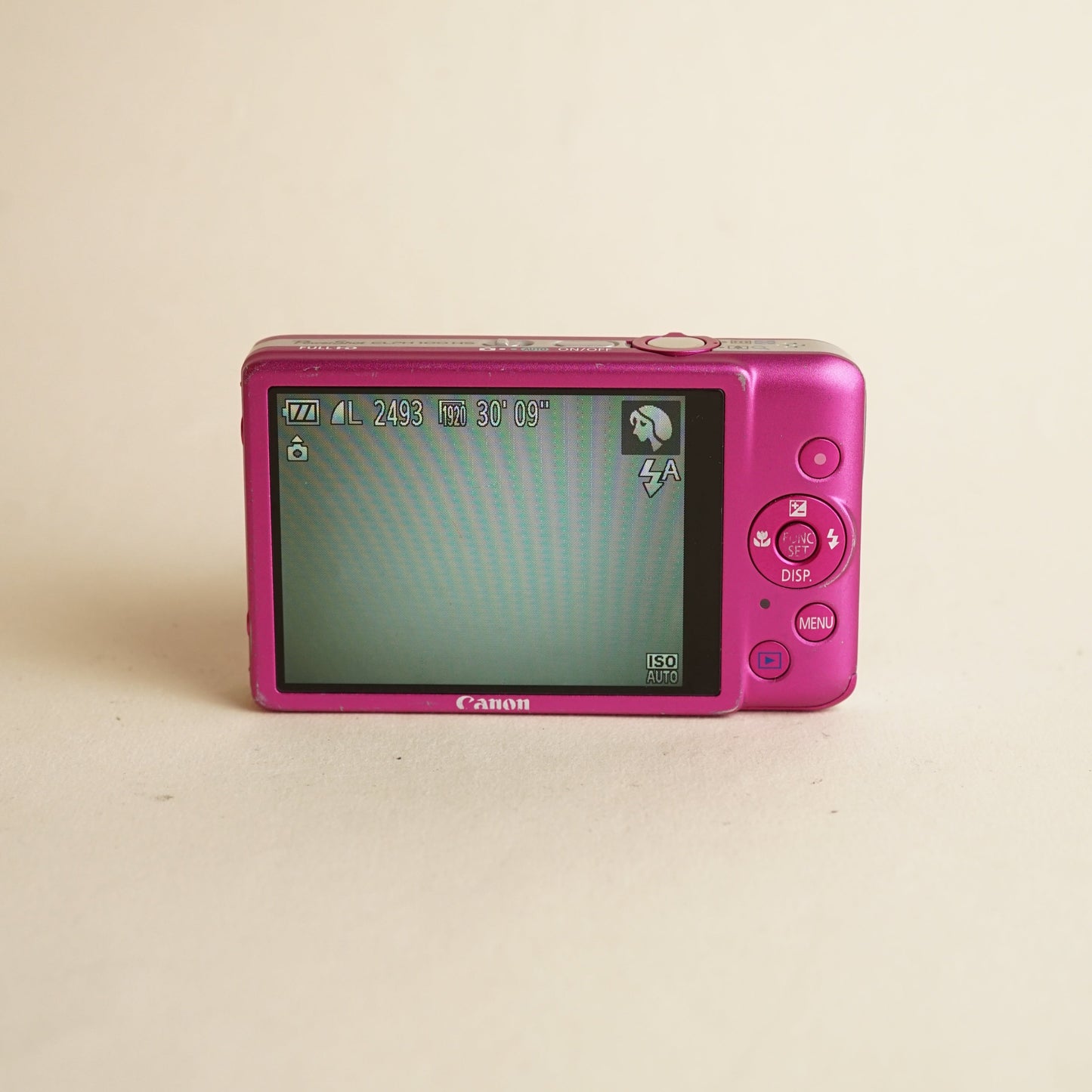 Canon PowerShot ELPH 100 HS Digital Camera | 12.1MP | Tested & Working | Pink