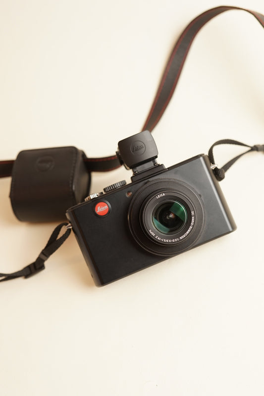 Leica D-Lux 5 W/ EVF-1 Viewfinder Digital Camera | 10MP | Tested & Working | Black