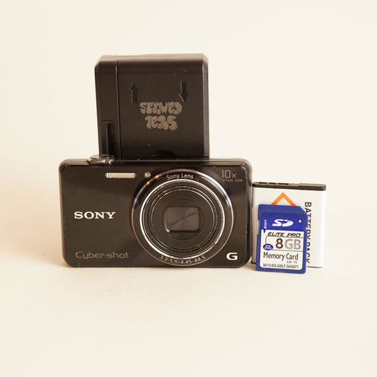 Sony Cyber-shot DSC-WX100 Digital Camera | 18.2MP | Tested & Working | Black