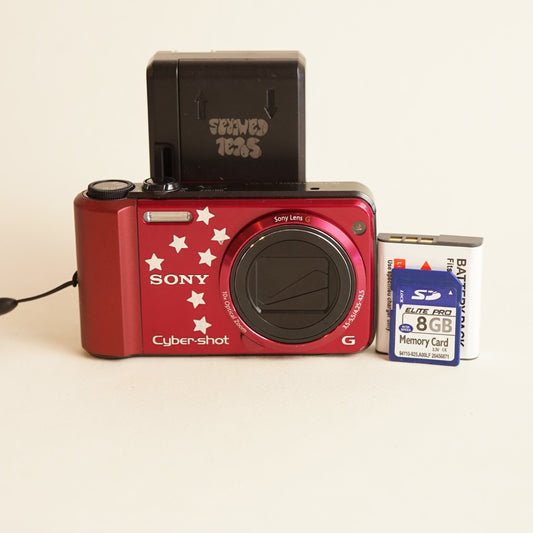 Sony Cyber-shot DSC-H70 Digital Camera | 16.1MP | Read Description | Red