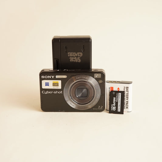 Sony Cyber-shot DSC-W120 Digital Camera | 7.2MP | Tested & Working | Black