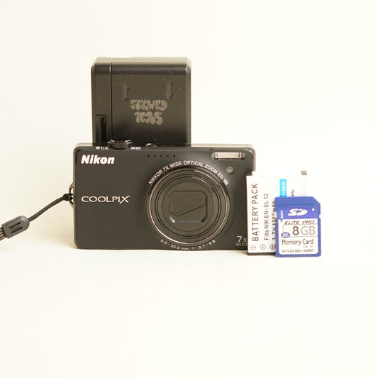 Nikon Coolpix S6000 Digital Camera | 14MP | Tested & Working | Black