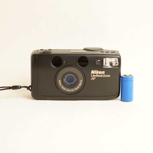 Nikon Lite Touch Zoom AF Film Camera | 35mm Point & Shoot | Tested & Working | Black