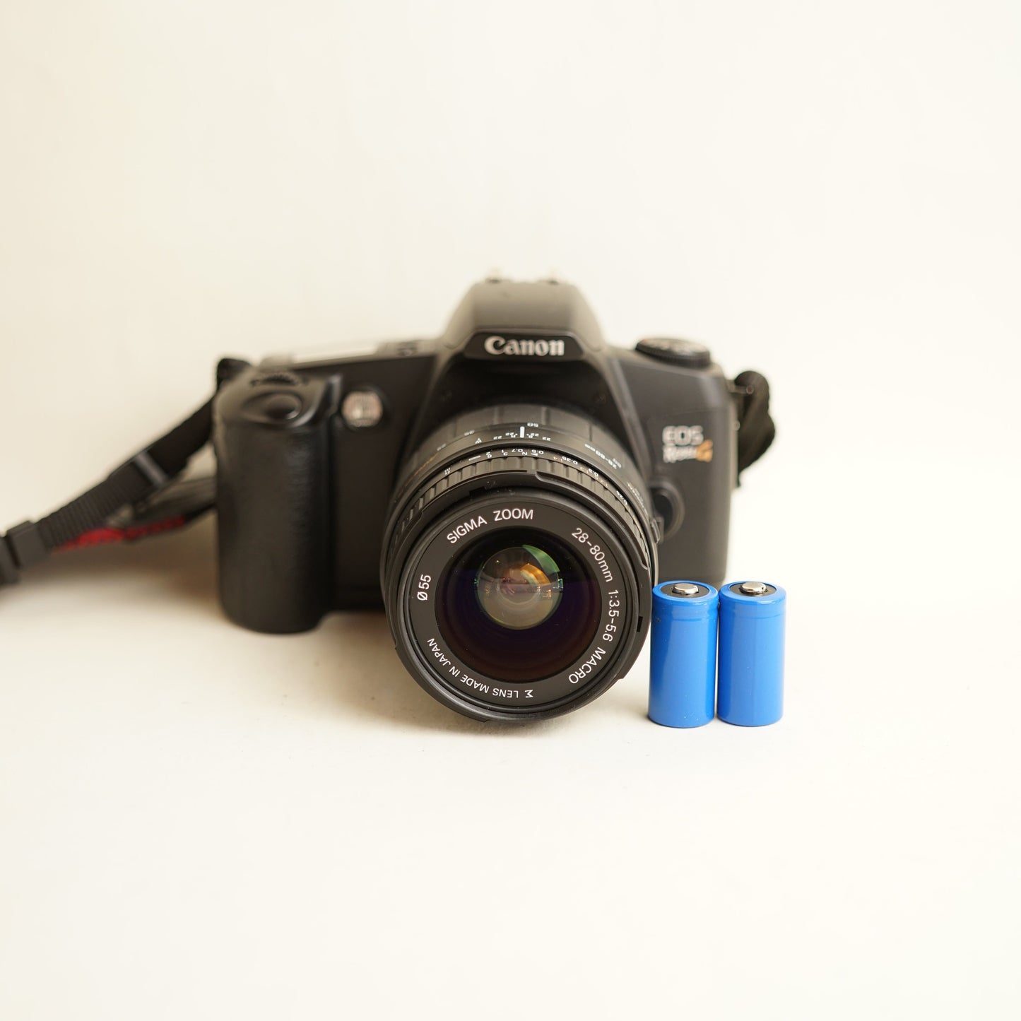 Canon EOS Rebel G Film Camera with Canon 35–80mm Lens | 35mm SLR | Tested & Working | Silver & Black