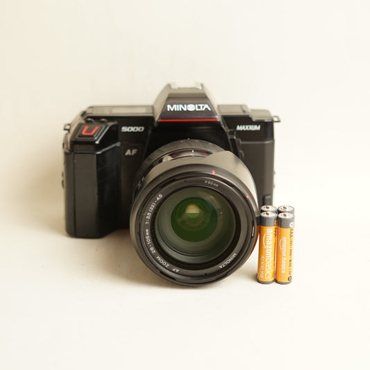 Minolta Maxxum 5000 Film Camera | 35mm SLR | Tested & Working | Black