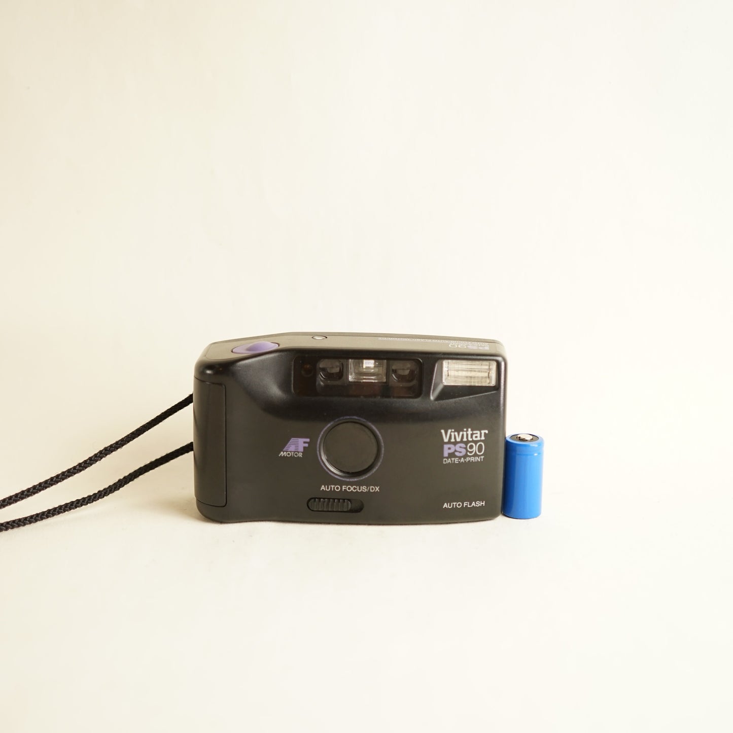 Vivitar PS90 Film Camera | 35mm Point &amp; Shoot | Tested & Working | Black